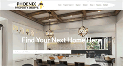 Desktop Screenshot of phoenixpropertyshoppe.com